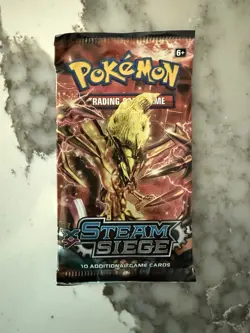 Pokemon TCG XY Steam Siege Loose Booster Pack - Factory Sealed New - Image 1