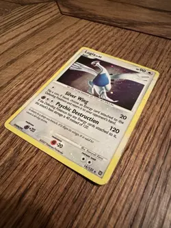 Pokemon Lugia 14/132 LP Holo Rare w/Swirl HOLO BLEED Secret Wonders - Image 3