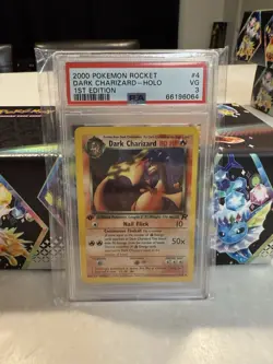 Pokemon TCG Dark Charizard 1st Edition Holo PSA 3 - Image 1