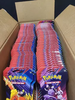 (116x) Pokemon Destined Rivals Sleeved Booster Pack Case 116 Packs Total - Image 1