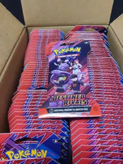 (116x) Pokemon Destined Rivals Sleeved Booster Pack Case 116 Packs Total - Image 3