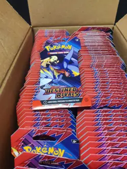 (116x) Pokemon Destined Rivals Sleeved Booster Pack Case 116 Packs Total - Image 5