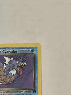 VTG Pokemon TCG Dark Gyarados 25/82 1st Edition Team Rocket Non-Holo Rare WOTC - Image 5