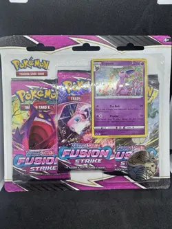 Pokemon Fusion Strike 3 Pack Blister w/ Espeon Promo Factory Sealed - Image 1