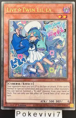 Carte YU-GI-OH! LIVE TWIN LIL-LA RA04-EN036 QCSR NEUF - Image 1