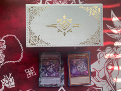Yugioh White Forest Deckbox and Deck Core with Sleeves - Image 1