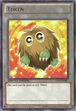 Yugioh! LP Orange Kuriboh Token - LC03-EN007 - Ultra Rare - Limited Edition Ligh - Image 1