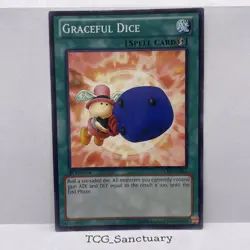 Yugioh! Graceful Dice LCJW-EN065 Near Mint Common 1st Edition - Image 1