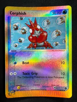 Pokemon Corphish EX Dragon 54/97 Reverse Holo Rare Card - LP - Image 1