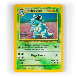 Pokemon - Nidoqueen Holo - 7/64 - Jungle - Rare Card - Played - Image 1
