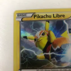 Pikachu Libre Holo 30/30 Pokemon LP- On Back Of Card - Image 4