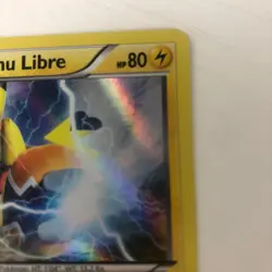 Pikachu Libre Holo 30/30 Pokemon LP- On Back Of Card - Image 5