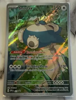 Pokemon Card TCG- Snorlax Scarlet And Violet 151 Black Star Promo Sealed - Image 1