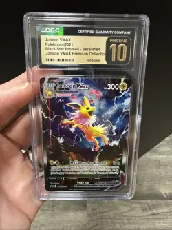 Jolteon VMAX SWSH184 SWSH: Sword And Shield Promo Card Holo PRISTINE 10 - Image 1