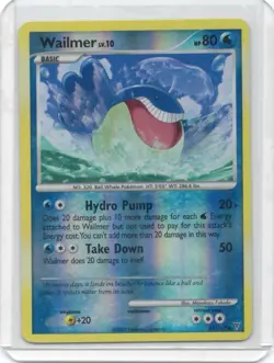 Pokemon Card - Wailmer Reverse - 87/147 - Supreme Victors - 2009 - Image 1