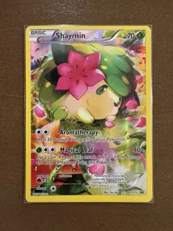 Shaymin XY115 Promo Pokemon Card TCG Full Art 2016 Ex-Nm - Image 1