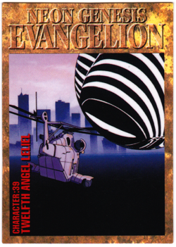 Evangelion card - CH 39 - Carddass Masters Part I (1st Ed) 12th Angel - Image 1
