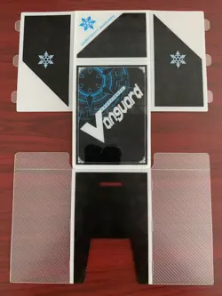 CARDFIGHT VANGUARD BLUE CARD BACK LOGO FOLDABLE PROMO DECK BOX/CASE - Image 1