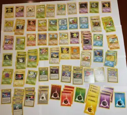 Base Set 2 - Pokemon TCG Vintage 1999 Lot - Rare, Uncommon, Common - 101 Cards - Image 1