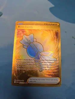 Pokemon TCG Rare Candy Scarlet & Violet Base Set Hyper Rare Card 256/198 - Image 1