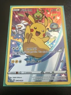 Pikachu SWSH020 SWSH: Sword & Shield Promo Cards Holo - Image 1