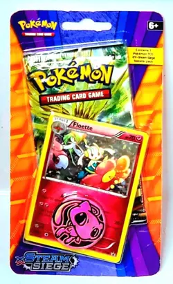 XY Steam Siege CheckLane Promo wth FLOETTE Holo card + Coin - - Pokemon TCG - Image 1