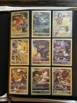 Pokemon Card Collection Binder MOSTLY IR’s TG’s And Stamped Pokemon League Cards - Image 1