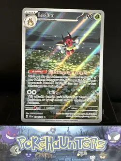 Pokemon Card Ledian 144/142 Stellar Crown Illustration Rare Near Mint - Image 1