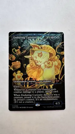 Enduring Curiosity (Showcase) Duskmourn: House of Horror Foil - MTG - Image 1