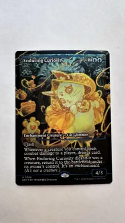 Enduring Curiosity (Showcase) Duskmourn: House of Horror Foil - MTG - Image 2