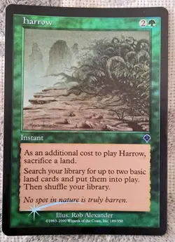 Mtg Invasion Foil Harrow - Image 1