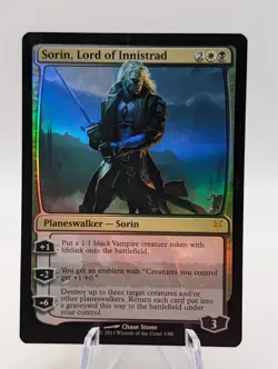Magic the Gathering | Sorin, Lord of Innistrad | Foil | NM/LP - Image 1