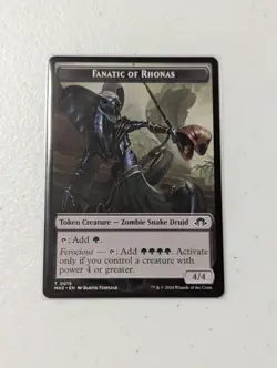 MTG Fanatic of Rhonas - Token - Modern Horizons 3 NM - Image 1