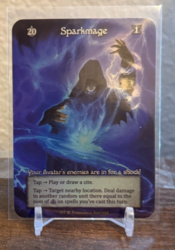 Sorcery Contested Realms - Beta - Sparkmage Foil NM - Image 1