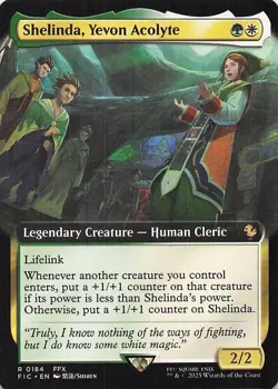 Shelinda, Yevon Acolyte (Extended Art) Commander: Final Fantasy Regular - Image 1