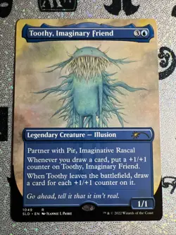MTG - Toothy, Imaginary Friend (Borderless) Secret Lair Drop Regular NM - Image 1