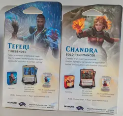 MTG Dominaria Planeswalker Deck Set of 2 TEFERI & CHANDRA Sealed 2018 New - Image 2