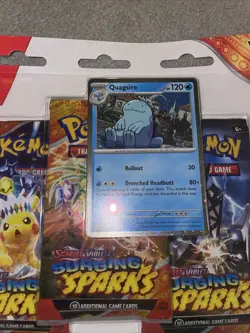 Surging Sparks 1 Quagsire & 1 Dondozo Triple Blister - Pokemon TCG Booster Pack - Image 2