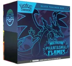 Pokemon Mega Evolution Phantasmal Flames Elite Trainer Box ETB Sealed ship 11/14 - Image 1