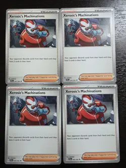 4x Pokemon TCG Xerosic's Machinations 064/064 Sv: Shrouded Fable Regular Playset - Image 1