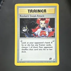 Pokemon Vintage Team Rocket’s Sneak Attack Holo 16/82 WotC - Image 1