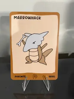 Pokenots Marrowhack (Marowak) #00105 - Dysfunctional Passholder (Pokemon Parody) - Image 1