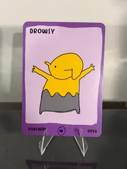 Pokenots Drowsy (Drowzee) #0096 - Dysfunctional Passholder (Pokemon parody) - Image 1