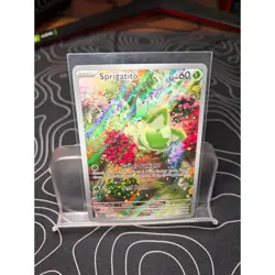 Sprigatito 196/193 Illustration Rare SV02: Paldea Evolved Pokemon TCG NM - Image 1
