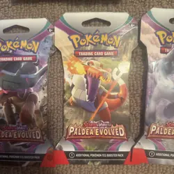 Pokemon TCG: Paldea Evolved Sleeved Blister Packs full art set. Brand New Sealed - Image 3