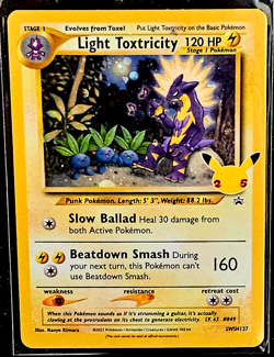 Pokemon TCG Light Toxtricity #SWSH137 Promo Celebrations - Image 5
