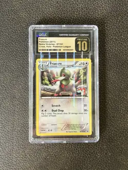 Pokemon CGC 10 GEM MINT! FRAXURE Noble Victories 87/101 Play League Cross Holo - Image 1