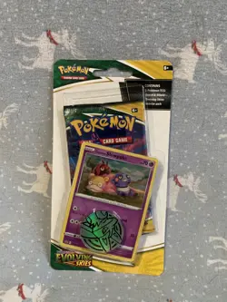 Pokemon TCG Evolving Skies Checklane Blister Pack with SLOWPOKE Promo SEALED - Image 1
