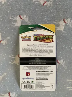 Pokemon TCG Evolving Skies Checklane Blister Pack with SLOWPOKE Promo SEALED - Image 2