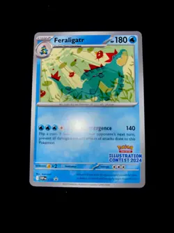 Feraligatr SVP 213 Illustration Contest 2024 Promo Pokemon - NM - Image 1